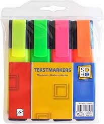 TEKSTMARKERS SET 4/ SOHO ()